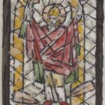Władysław Kozioł | Nr ewid. 0969 | wym. 9,9x14,8 cm, technika: akwarela, papier Władysław Kozioł | Nr ewid. 0969 | wym. 9,9x14,8 cm, technika: akwarela, papier